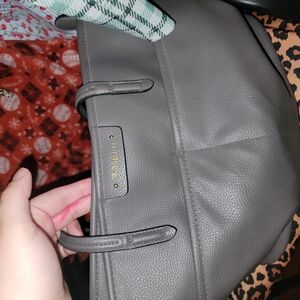 Rosetti Gray Leather Tote
